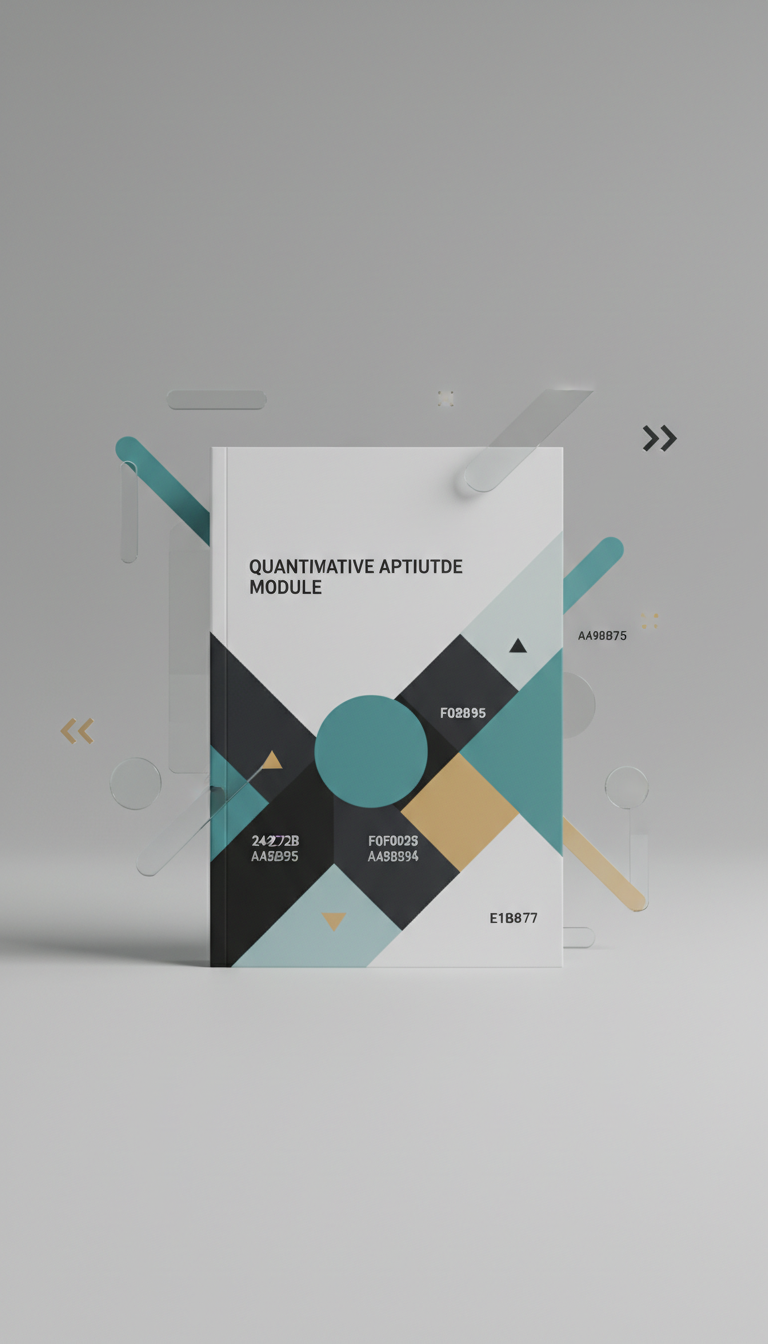 Quantitative aptitude module with interactive quizzes